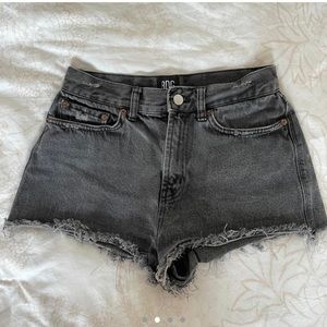 BDG Urban Outfitters High Rise Black Shorts